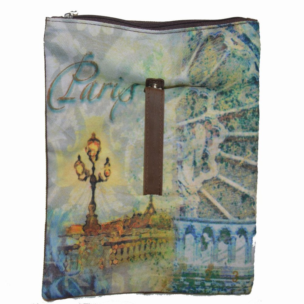 Bead Landing NEW Paris Theme Beach Pouch Bag